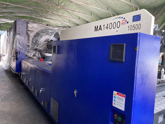 Risparmio energetico usato 1400 dell'haitiano MA14000 della macchina di Ton Plastic Crate Injection Molding