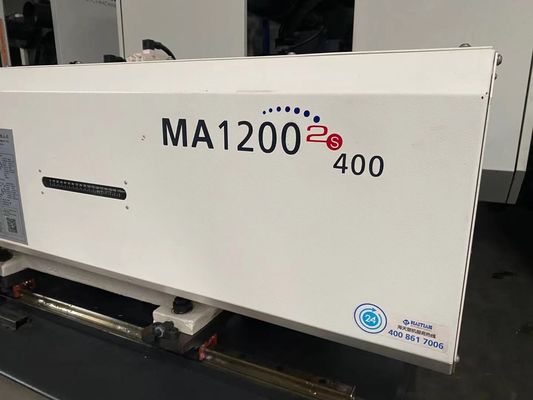 120 pressione bassa usata dell'haitiano MA1200II della macchina dello stampaggio ad iniezione del PVC di tonnellata piccola